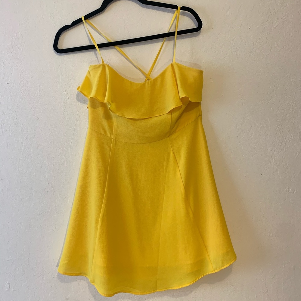 forever 21 yellow dress